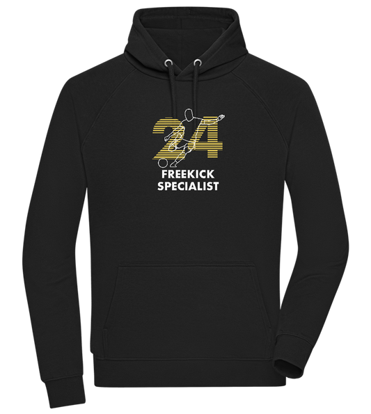 Freekick Specialist Design - Comfort unisex hoodie_BLACK_front