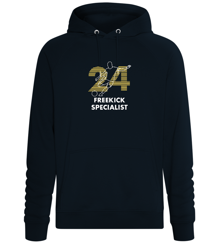 Freekick Specialist Design - Comfort unisex hoodie_BLACK_front