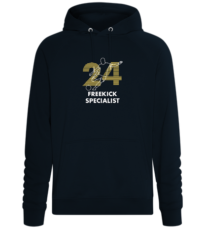 Freekick Specialist Design - Comfort unisex hoodie_BLACK_front