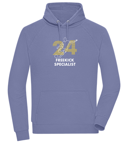 Freekick Specialist Design - Comfort unisex hoodie_BLUE_front