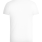 Skull and Barbells Design - Premium men's close fitting t-shirt_WHITE_back