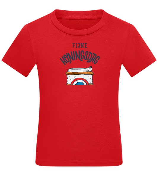 Kingsday Treat Design - Comfort kids fitted t-shirt_RED_front