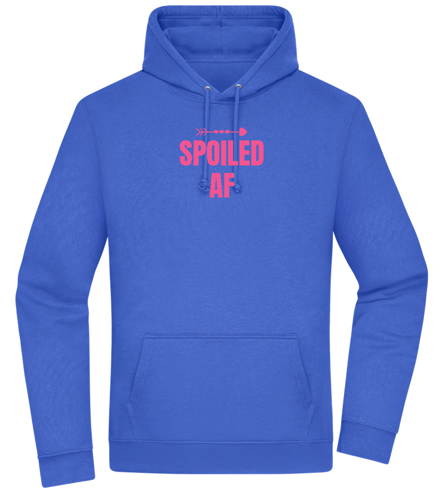 Spoiled AF Arrow Design - Premium Essential Unisex Hoodie_ROYAL_front