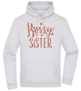 Bossy Sister Text Design - Premium Essential Unisex Hoodie