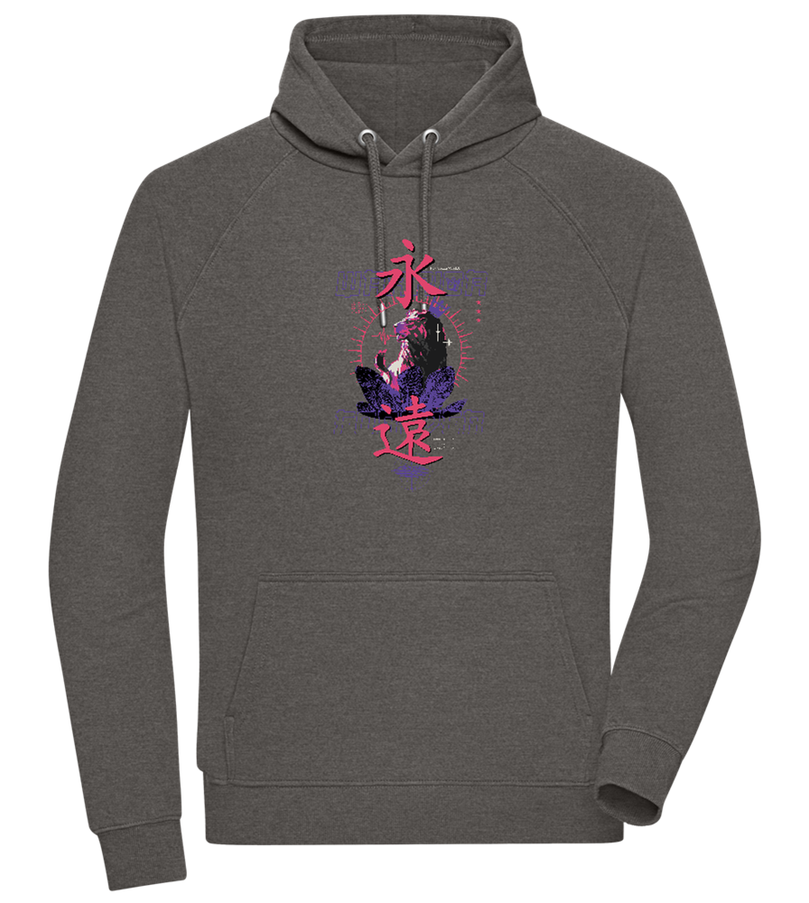Warrior Forever Design - Comfort unisex hoodie_CHARCOAL CHIN_front