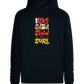 Slow but Sure Design - Premium unisex hoodie_BLACK_front