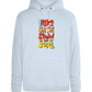 Slow but Sure Design - Premium unisex hoodie_CREAMY BLUE_front