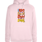 Slow but Sure Design - Premium unisex hoodie_LIGHT PEACH ROSE_front