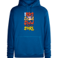 Slow but Sure Design - Premium unisex hoodie_ROYAL_front