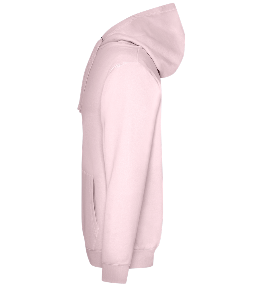 Slow but Sure Design - Premium unisex hoodie_LIGHT PEACH ROSE_left