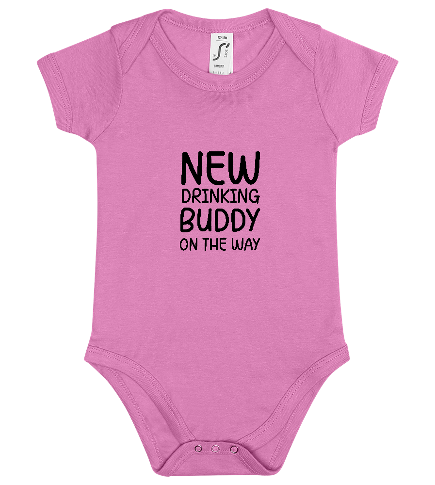 Drinking Buddy OTW Design - Baby bodysuit_PINK ORCHID_front