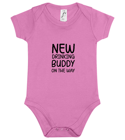 Drinking Buddy OTW Design - Baby bodysuit_PINK ORCHID_front