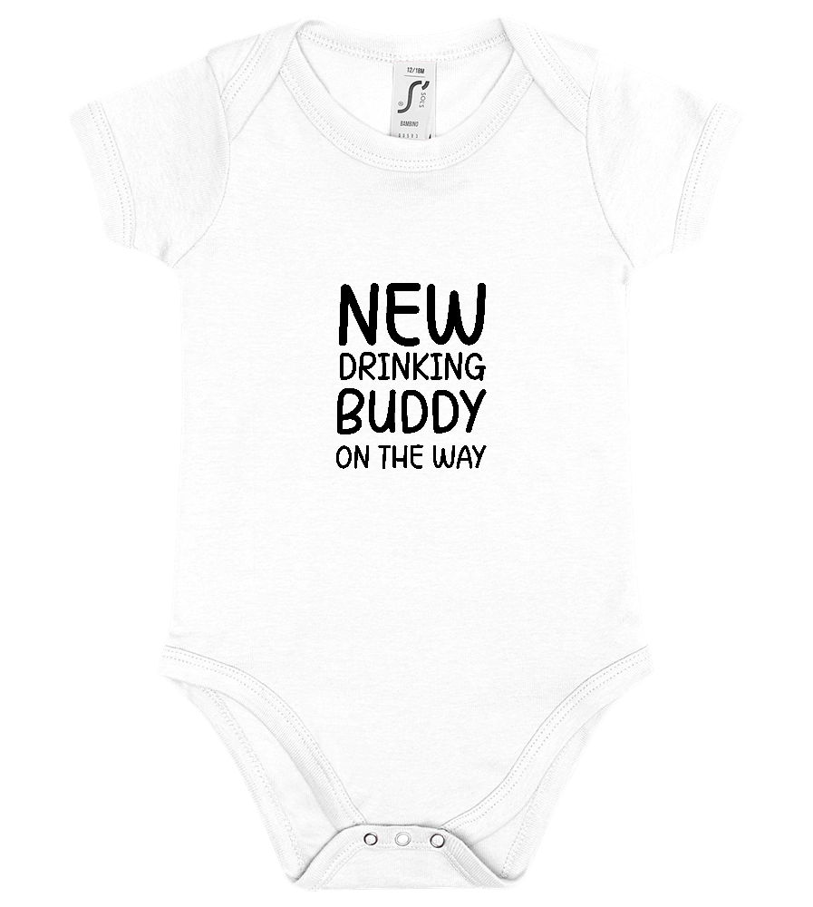 Drinking Buddy OTW Design - Baby bodysuit_WHITE_front