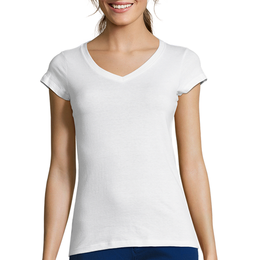 Basic women's v-neck t-shirt