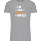Beer Repeat Design - Comfort Unisex T-Shirt_ORION GREY_front