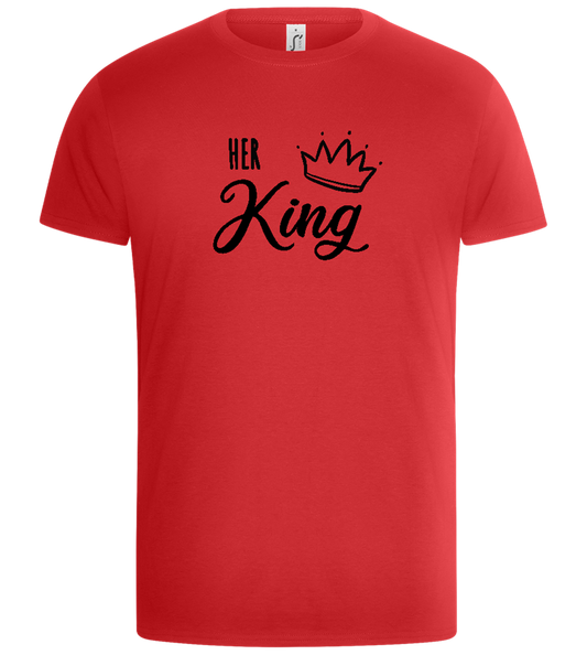 I'm Her King Design - Basic Unisex T-Shirt_RED_front