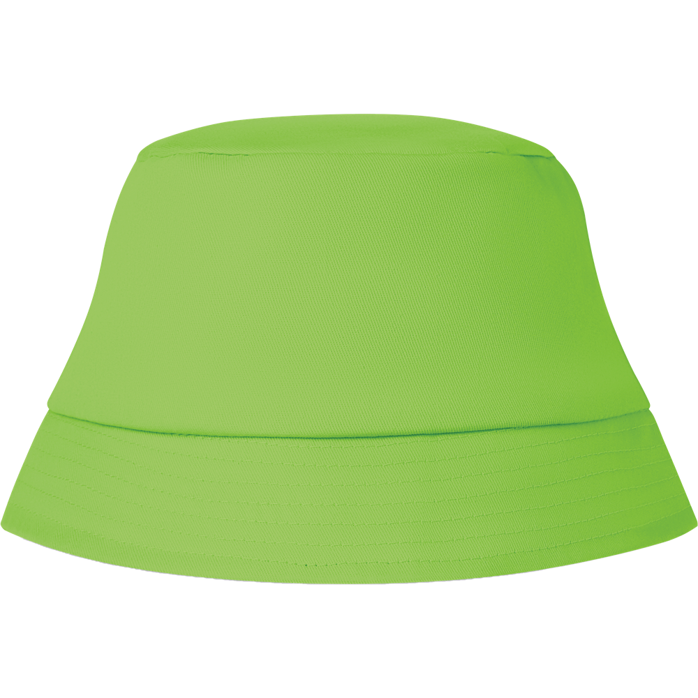 Cotton Bucket Sun Hat_LIME_front