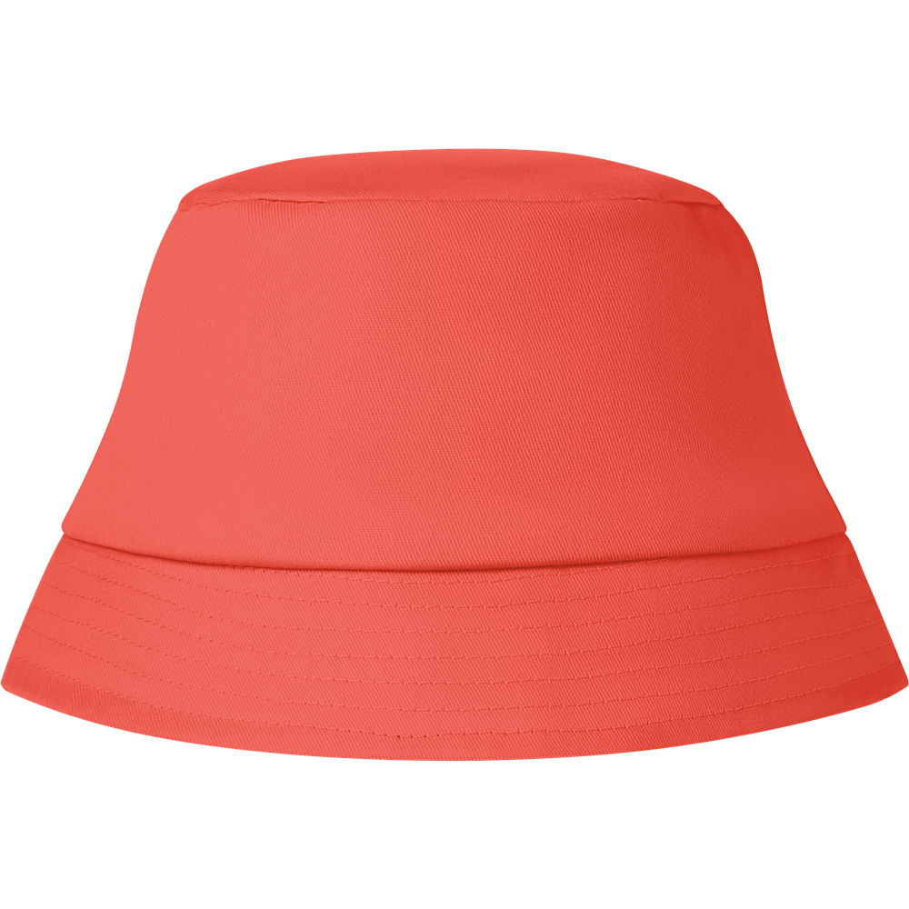 Cotton Bucket Sun Hat_RED_front