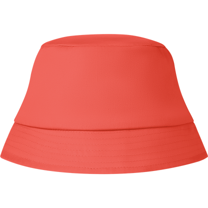 Cotton Bucket Sun Hat_RED_front