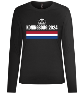 Kingsday Flag Design - Premium Women´s long sleeve t-shirt