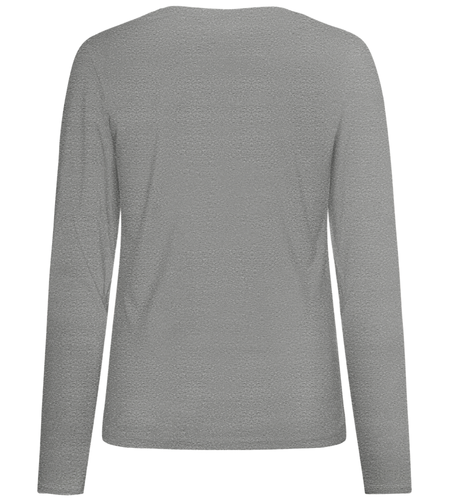 Kingsday Flag Design - Premium Women´s long sleeve t-shirt_ORION GREY_back