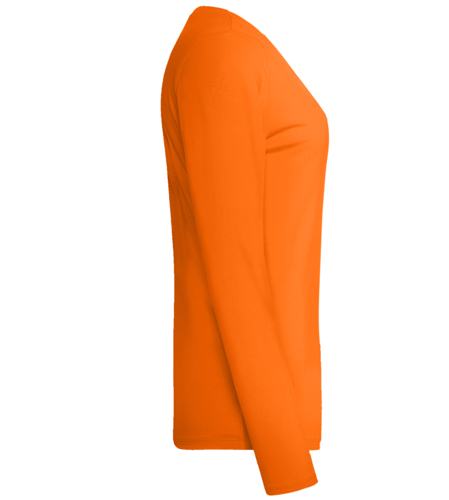 Kingsday Flag Design - Premium Women´s long sleeve t-shirt_ORANGE_right