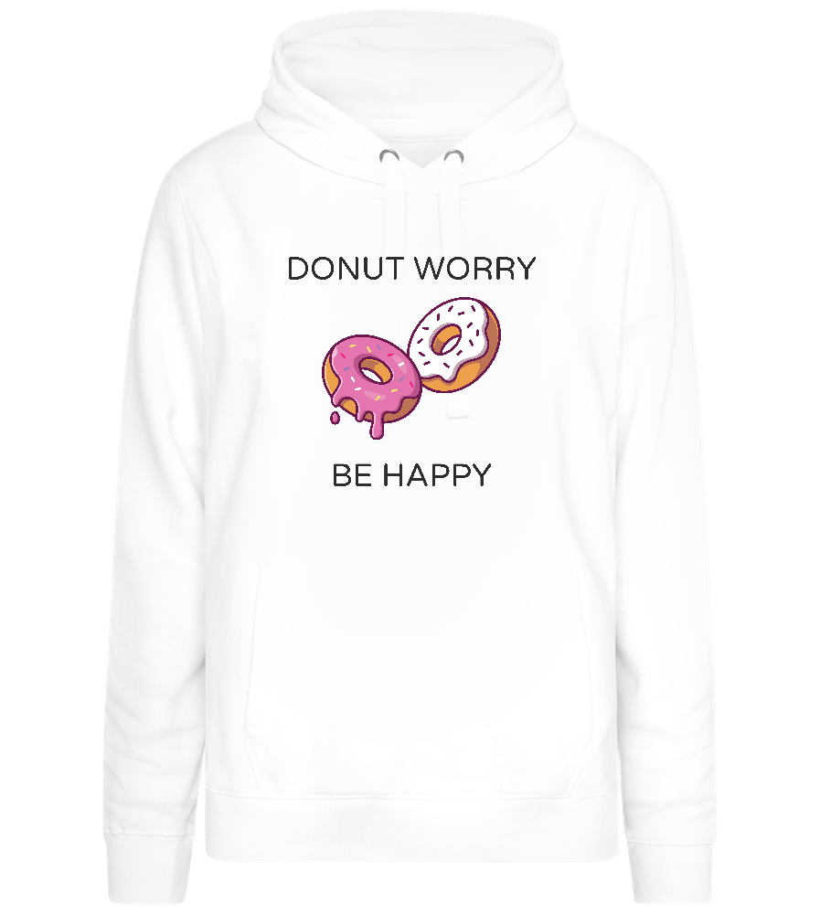 Sprinkled Donuts Design - Premium women's hoodie_WHITE_front