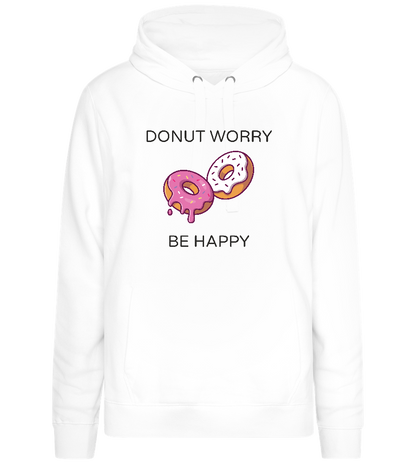 Sprinkled Donuts Design - Premium women's hoodie_WHITE_front