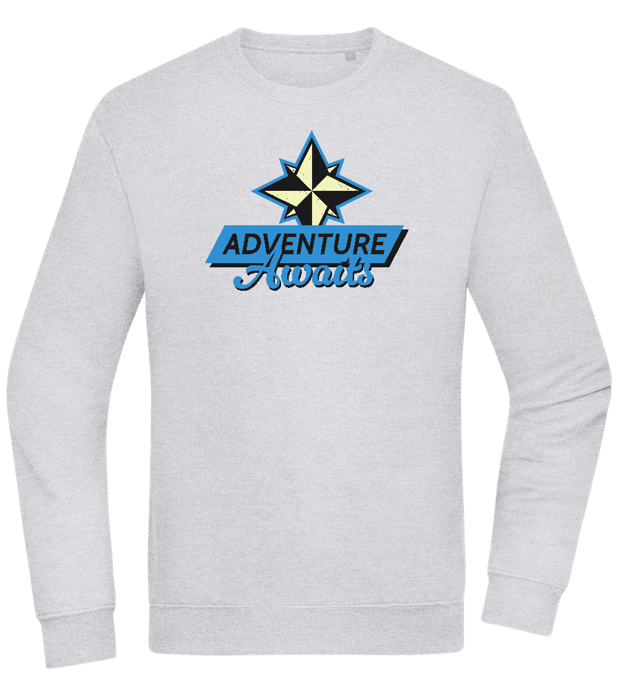 Adventure Awaits Design - Comfort Essential Unisex Sweater_ORION GREY II_front