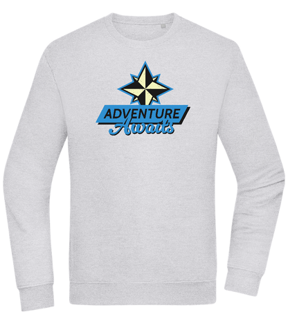 Adventure Awaits Design - Comfort Essential Unisex Sweater_ORION GREY II_front