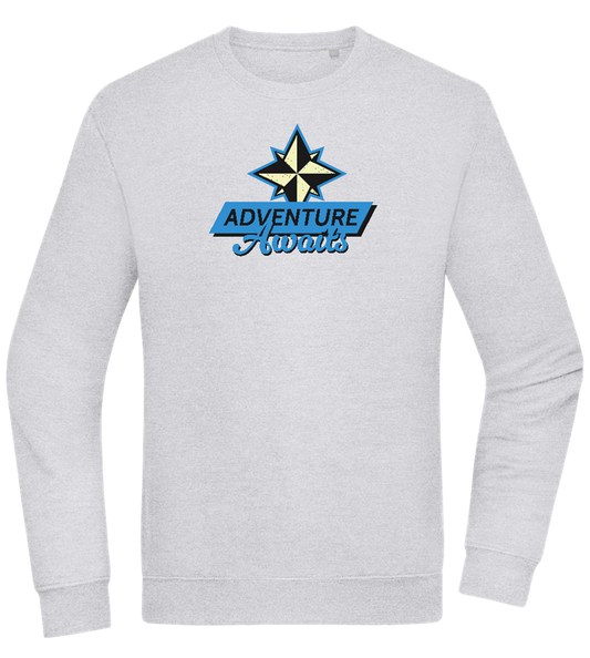 Adventure Awaits Design - Comfort Essential Unisex Sweater_ORION GREY II_front