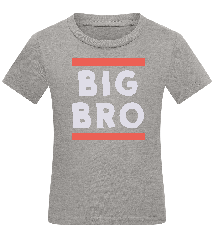 Big Bro Text Design - Comfort kids fitted t-shirt_ORION GREY_front