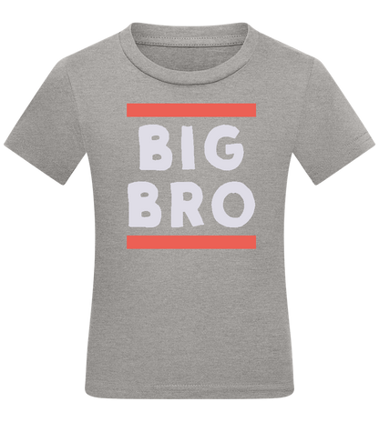 Big Bro Text Design - Comfort kids fitted t-shirt_ORION GREY_front