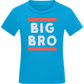 Big Bro Text Design - Comfort kids fitted t-shirt_TURQUOISE_front