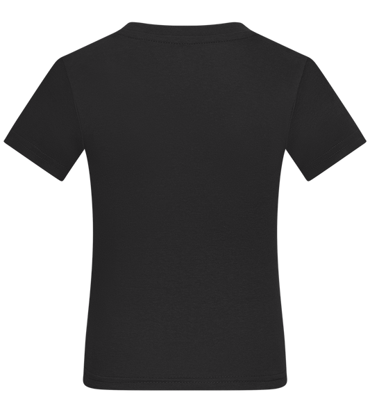 Big Bro Text Design - Comfort kids fitted t-shirt_DEEP BLACK_back