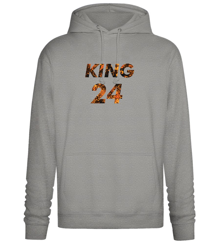 KING 24 Design - Premium Essential Unisex Hoodie_ORION GREY II_front