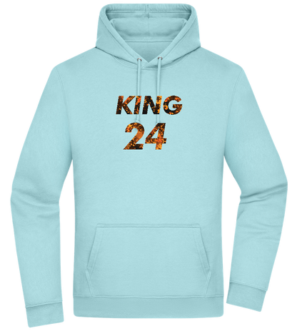 KING 24 Design - Premium Essential Unisex Hoodie_POOL BLUE_front