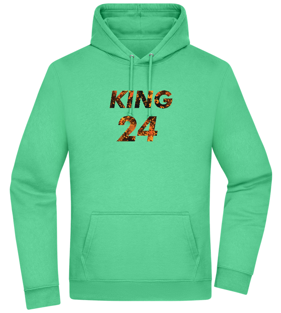 KING 24 Design - Premium Essential Unisex Hoodie_SPRING GREEN_front