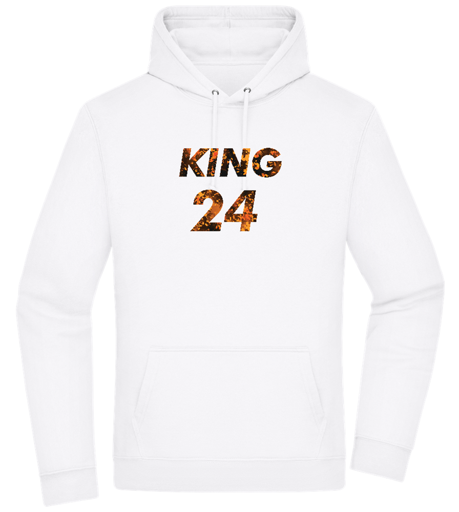 KING 24 Design - Premium Essential Unisex Hoodie_WHITE_front