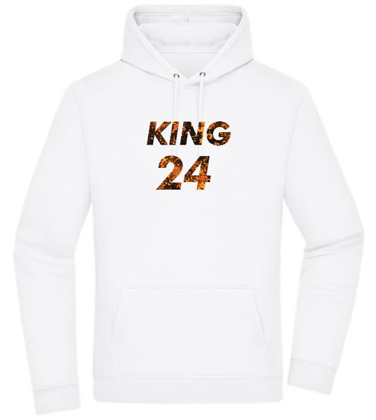 KING 24 Design - Premium Essential Unisex Hoodie_WHITE_front