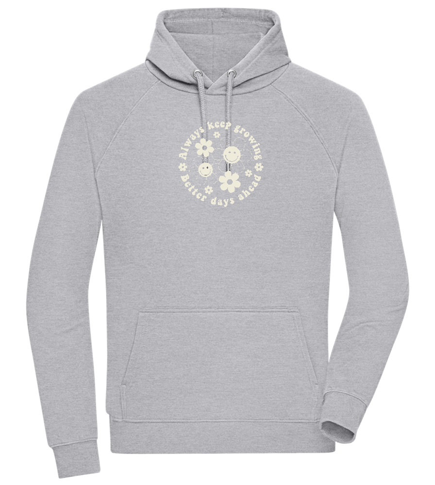 Keep Growing Design - Comfort unisex hoodie_ORION GREY II_front