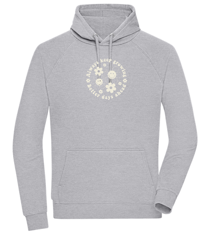 Keep Growing Design - Comfort unisex hoodie_ORION GREY II_front