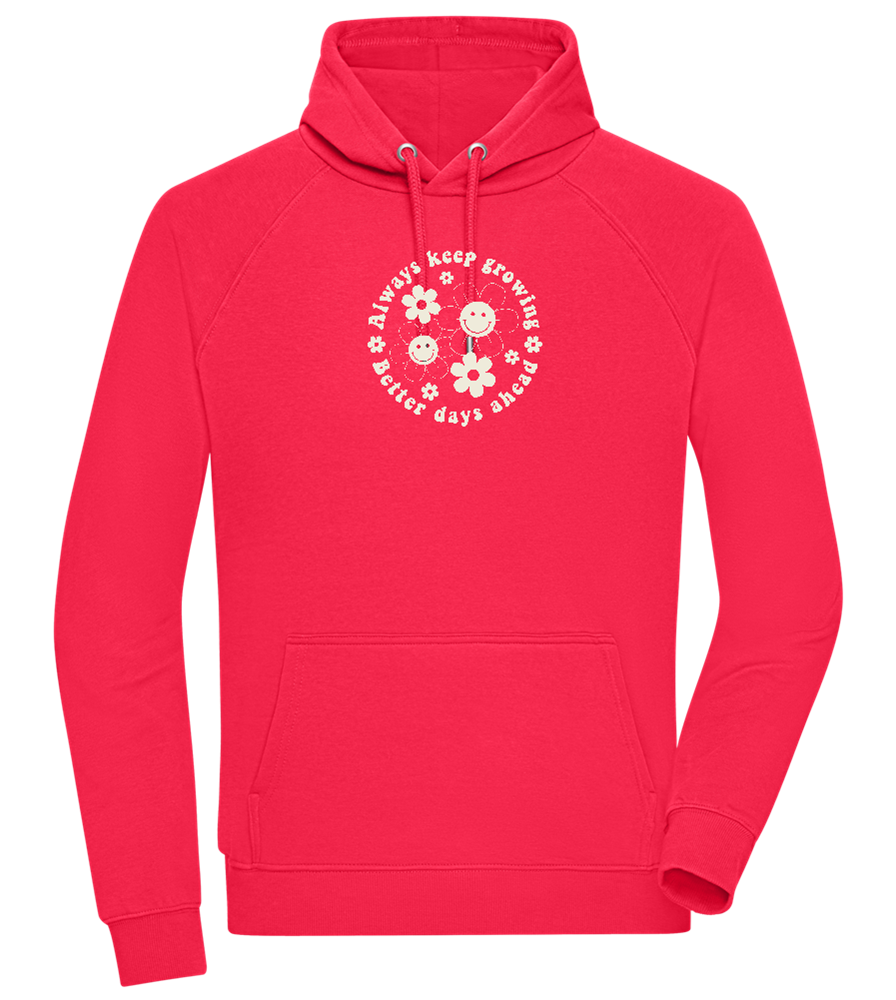 Keep Growing Design - Comfort unisex hoodie_RED_front