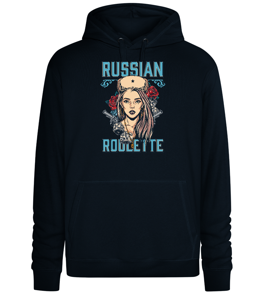 Queen of Roulette Design - Premium unisex hoodie_BLACK_front