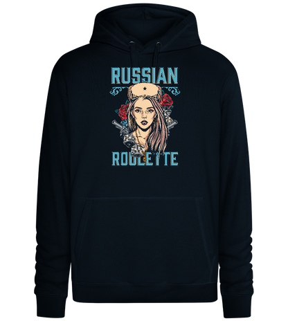 Queen of Roulette Design - Premium unisex hoodie_BLACK_front