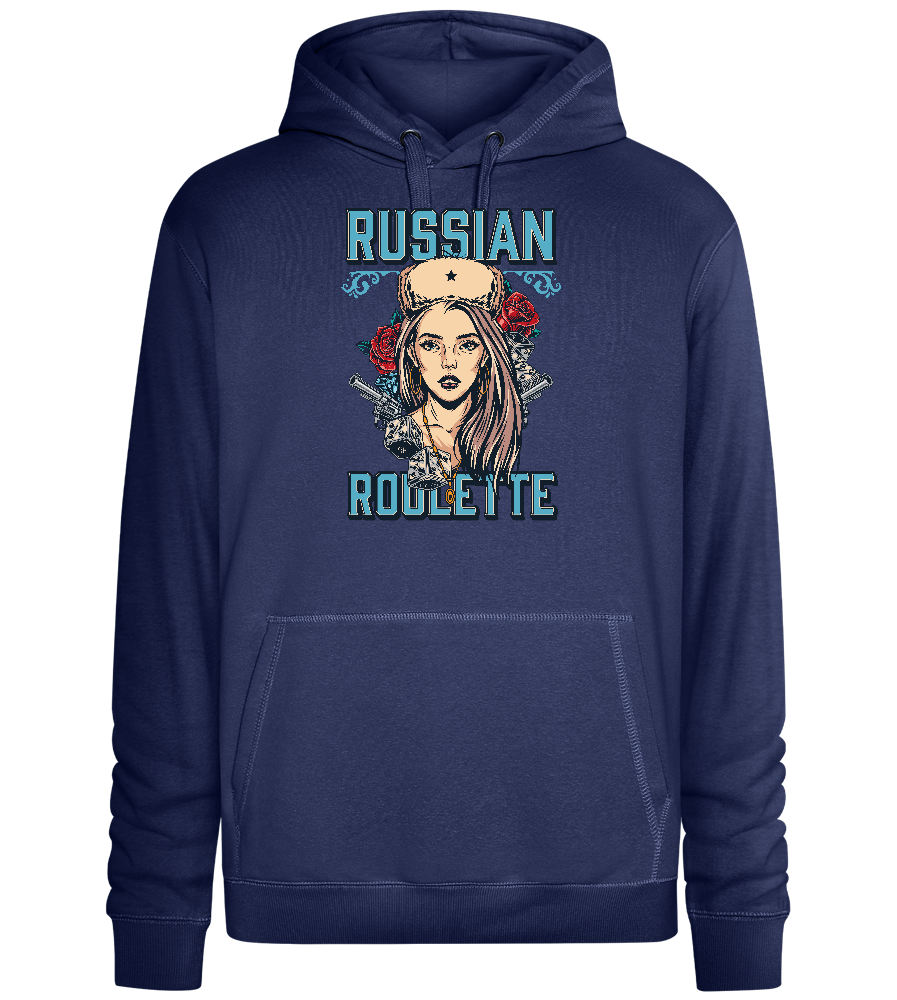 Queen of Roulette Design - Premium unisex hoodie_DENIM CHINA_front