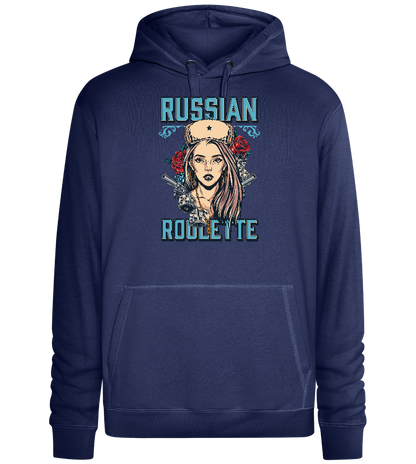 Queen of Roulette Design - Premium unisex hoodie_DENIM CHINA_front