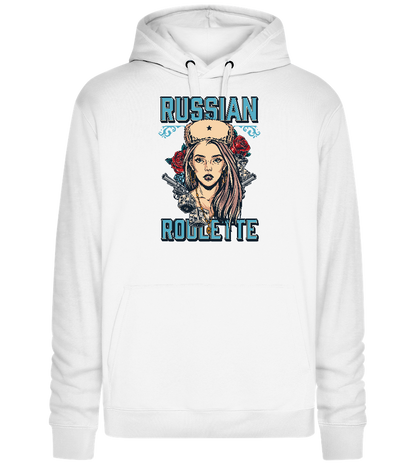 Queen of Roulette Design - Premium unisex hoodie_WHITE_front