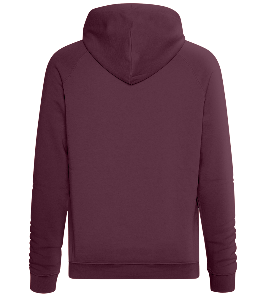 I Live Here Design - Comfort unisex hoodie_BORDEAUX_back