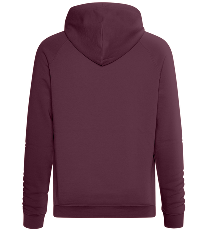 I Live Here Design - Comfort unisex hoodie_BORDEAUX_back